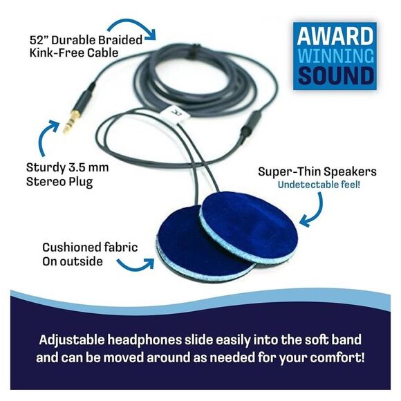 Green Frog Cozy Phones Over the Ears Wearable Headband Headphones for Kids - Picture 7 of 9